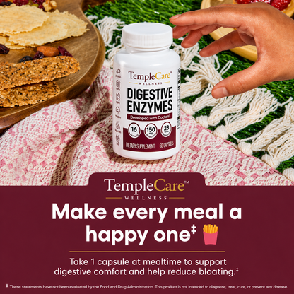 TempleCare™ Gut Relief Pro — Digestive Enzyme