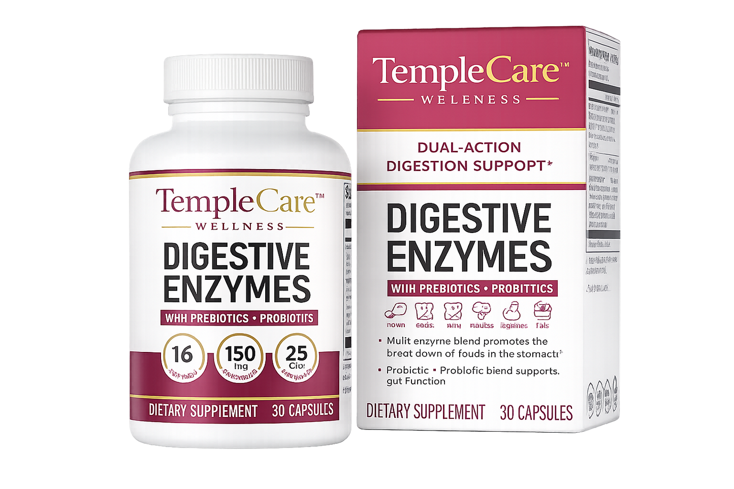 TempleCare™ Gut Relief Pro — Digestive Enzyme